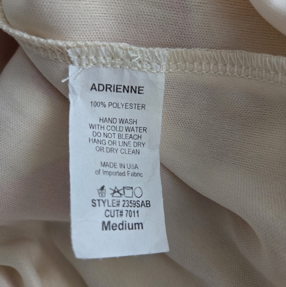 NWT Adrienne High Low Dress With Lining Size M - Picture 10 of 10